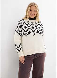 Oversized Noorse trui, bonprix