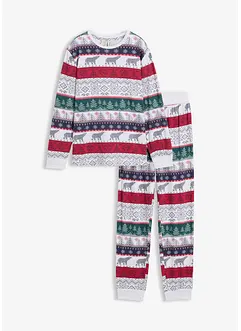 Pyjama van zacht biologisch katoen (2-dlg. set), bonprix