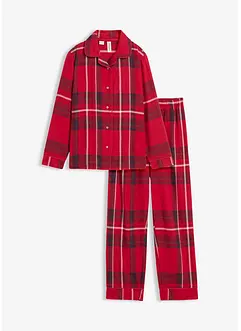 Flanellen pyjama van zacht katoen (2-dlg. set), bonprix