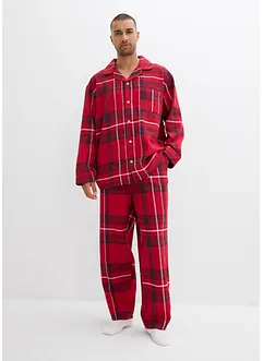 Flanellen pyjama van zacht katoen met cadeauzakje, bonprix