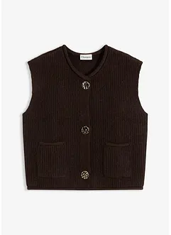 Vest met decoratieve knopen, bonprix