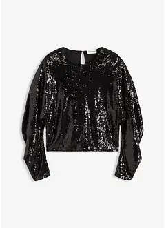 Longsleeve met pailletten, bonprix