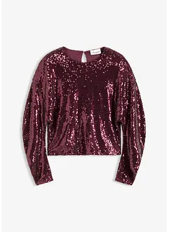Longsleeve met pailletten, bonprix