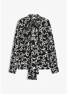 Blouse met strik, bonprix