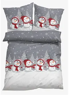 Dekbedovertrek met sneeuwpop, bonprix