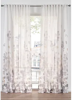Transparant gordijn met print (1 stuk), bonprix