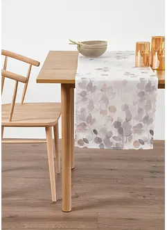 Gedessineerde tafelloper, waterafstotend, bonprix