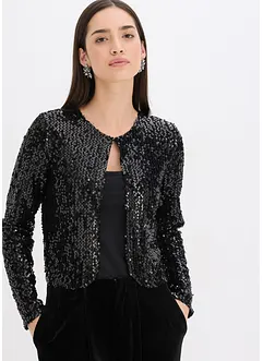 Gebreide jurk met glittereffect, bonprix