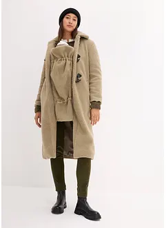 Zachte zwangerschapsjas/draagjas van teddy fleece, bonprix