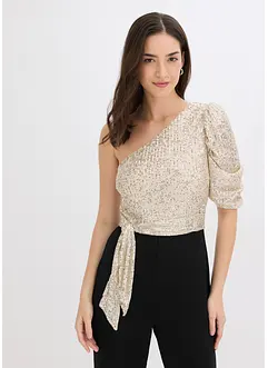Jumpsuit met pailletten, bonprix