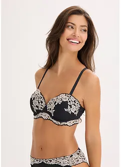 Balconette bh met tweekleurig kant (set van 2), bonprix