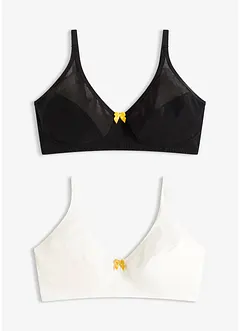 Bh met katoen zonder beugels (set van 2), bonprix