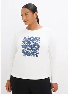 Longsleeve met opvallende print, bonprix