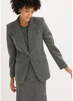 Blazer in tweed look, bonprix