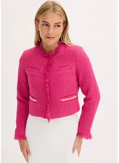 Cropped bouclé blazer, bonprix