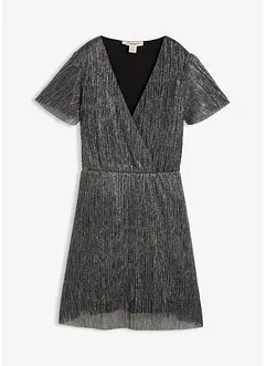 Korte glanzende jurk, bonprix