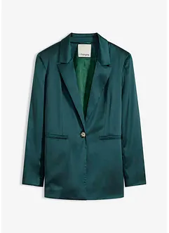 Oversized blazer van satijn, bonprix