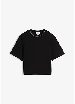 Oversized shirt parelapplicatie, bonprix