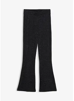 Flared legging met glitter, bonprix
