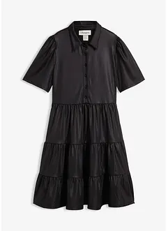 Mini jurk van glanzend materiaal, bonprix