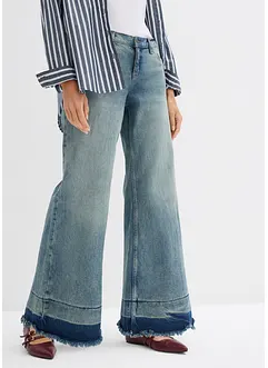 Wide leg jeans, mid waist, bonprix
