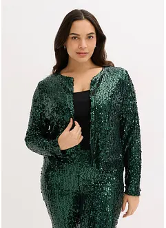 Gebreide jurk met glittereffect, bonprix