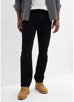 Regular fit twill broek van katoen, straight, bonprix