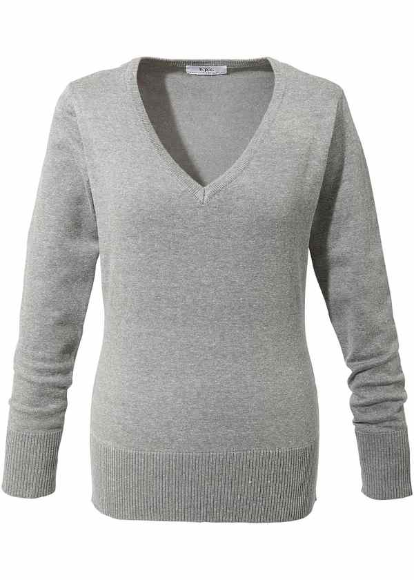 Uit de 'I love my basic' serie: fijngebreide trui Basic fijngebreide trui uit de 'I love my basic' serie mat