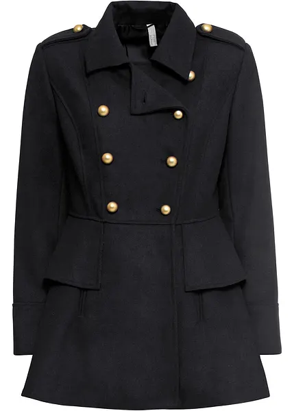 Korte coat in military style