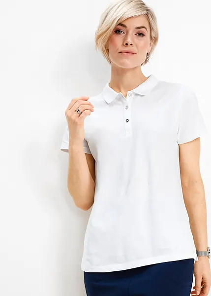 Klassiek poloshirt met een applicatie