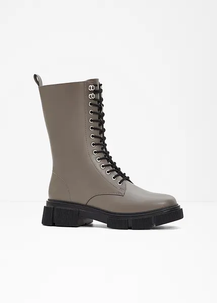 Trendy combat boots grijs