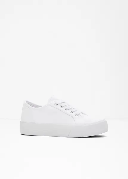 Mooie plateau sneakers met veters