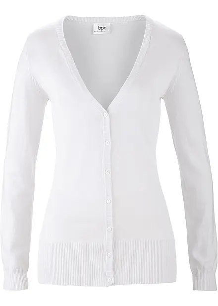 Basic vest met knoopsluiting