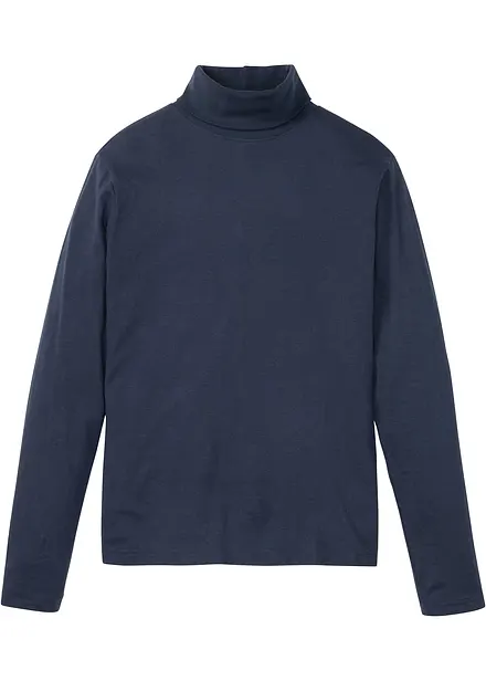 Longsleeve met col van puur biologisch katoen