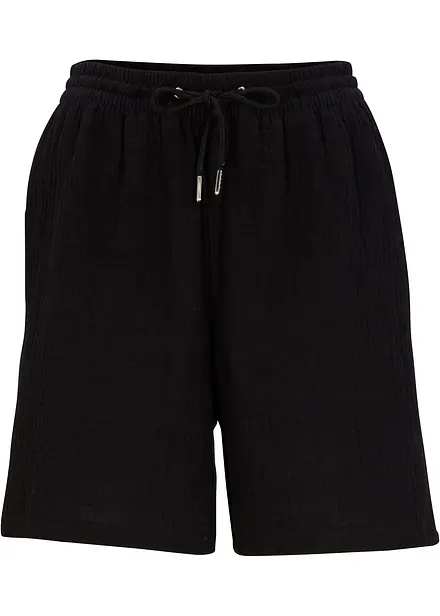 Mousseline short van katoen