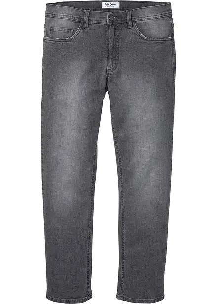 Regular fit stretch jeans met comfort fit, straight