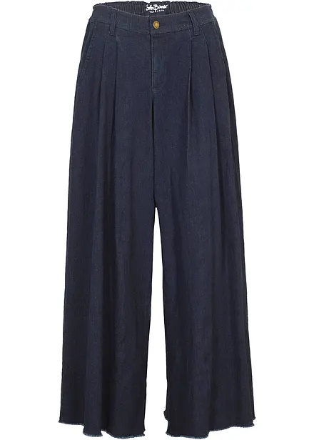 Wide leg jeans, broekrok
