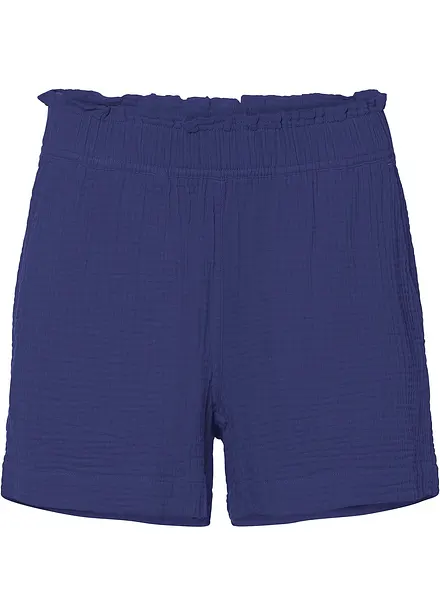 Mousseline short van katoen