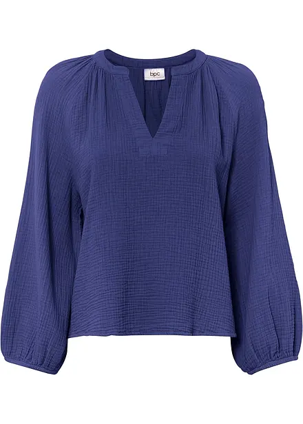 Oversized blouse van mousseline