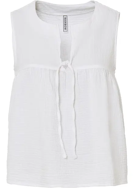 Blousetop van mousseline