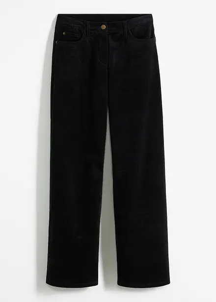 Corduroy broek in Marlene Dietrich stijl
