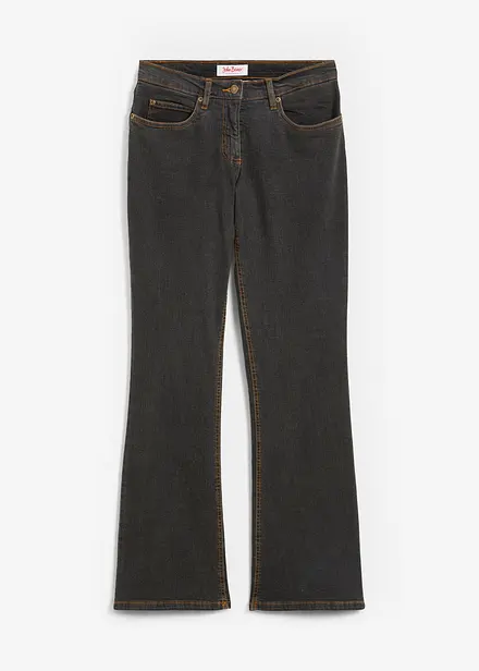 High waist stretch jeans, bootcut