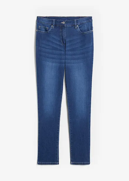 Stretch boyfriend jeans, mid waist