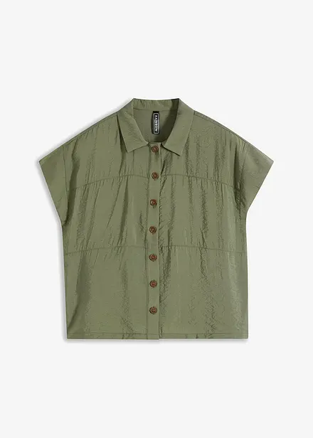 Blouse met korte mouwen