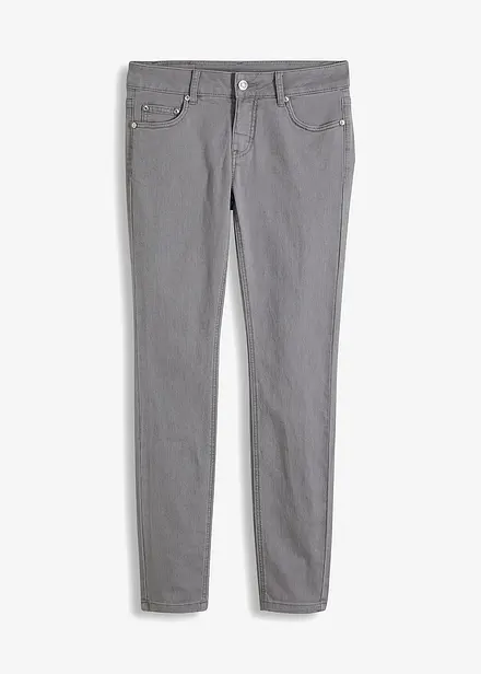 Skinny stretch jeans, mid waist