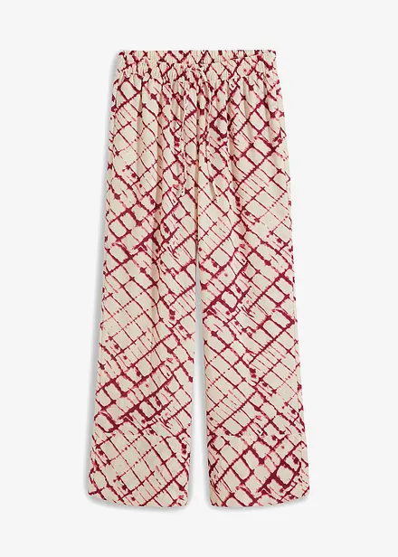Wijde broek met print