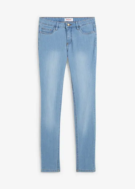 Skinny stretch jeans mid waist