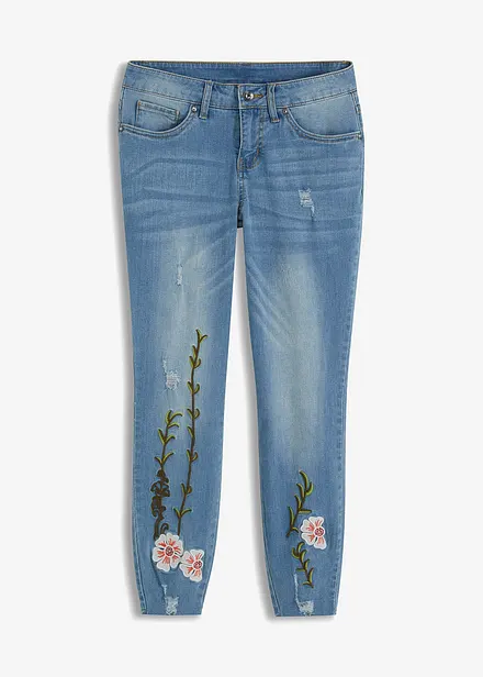 Jeans met borduursel
