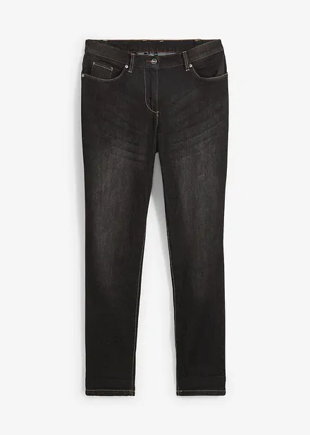 Stretch boyfriend jeans, mid waist