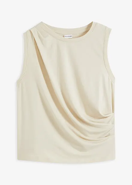 Shirt met drapering